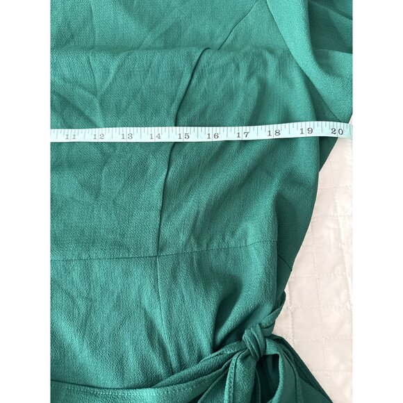 Green Ruffle Long Sleeve Dress XL - Picture 7 of 9